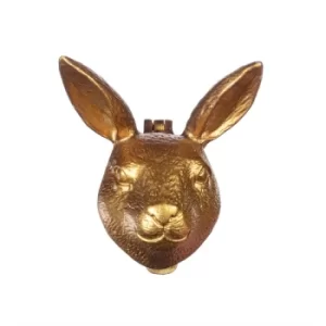 Gold Rabbit Door Knocker