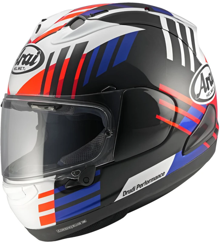 Image of Arai RX-7V Evo Rea SB3 Helmet, black-white-red-green, Size L for Men