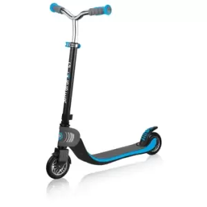 image of Globber Flow Foldable 125 Scooter - Black/Sky Blue