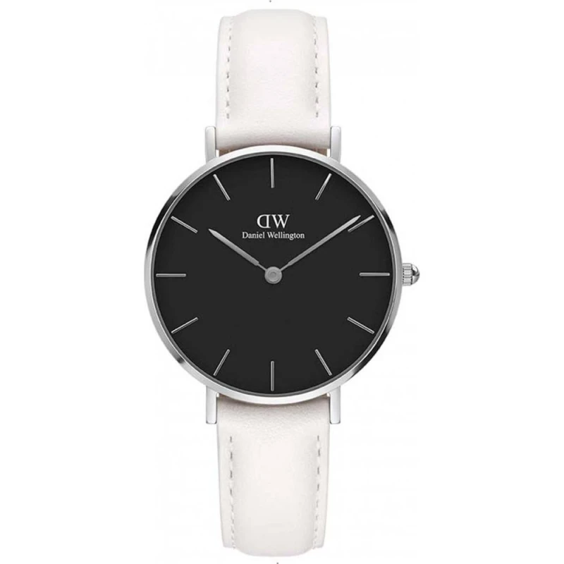 Image of Daniel Wellington Daniel Wellington DW00100284 Petite Black 32mm Quartz Watch in White White One Size Unisex 7350068254567