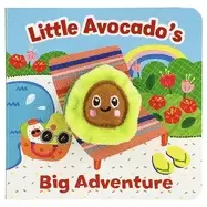 Image of little avocados big adventure finger puppet board book ages 1 4
