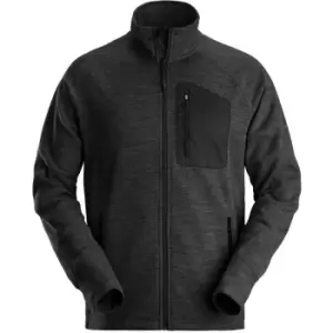 image of Snickers 8042 Flexi Work Fleece Jacket Grey/ Black S