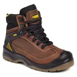 Image of Ranger Brown Waterproof Safety Hiker - Size 8