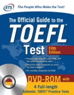 Image of official guide to the toefl test with dvd rom fifth edition