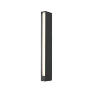 Image of Larissa Miziya LED Post Light 12W Aluminium 3000K Dark Grey IP65
