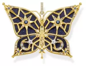 image of Thomas Sabo PE925-963-7 Magic Stars Butterfly Gold Plated Jewellery