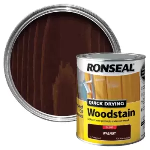 Ronseal Walnut Gloss Wood Stain, 750Ml