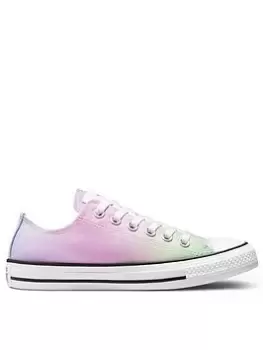 image of Converse Chuck Taylor All Star Gradient Heat Canvas Ox - Pink/Purple, Pink/Purple, Size 7, Women