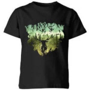 Image of Harry Potter Patronus Lake Kids T-Shirt - Black - 11-12 Years