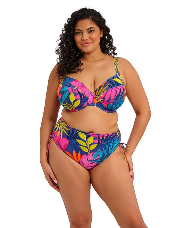 Image of Elomi ELOMI PORTO RAFTI PLUNGE BIKINI TOP Indigo - Elomi - Size: 42G Indigo Female 42G XY71231