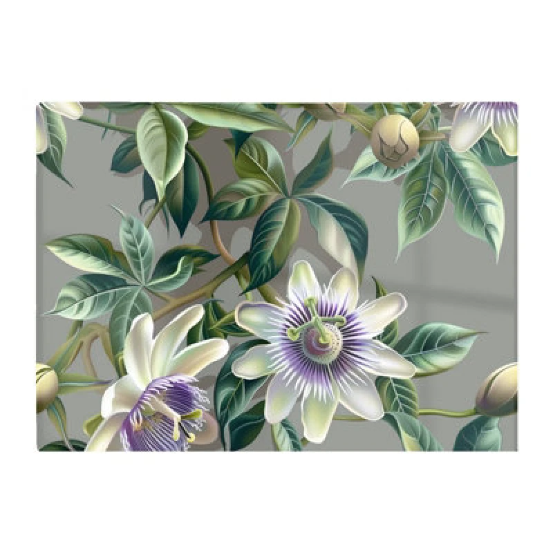 Image of Warren Reed Designer Passion Flowers Chopping Board