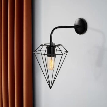 Image of Elmas - 6301 Black Wall Lamp
