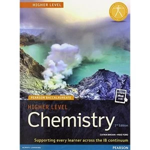 Image of Pearson Baccalaureate Chemistry Higher Level 2nd edition print and online edition for the IB Diploma 2 Student edition Mixed...