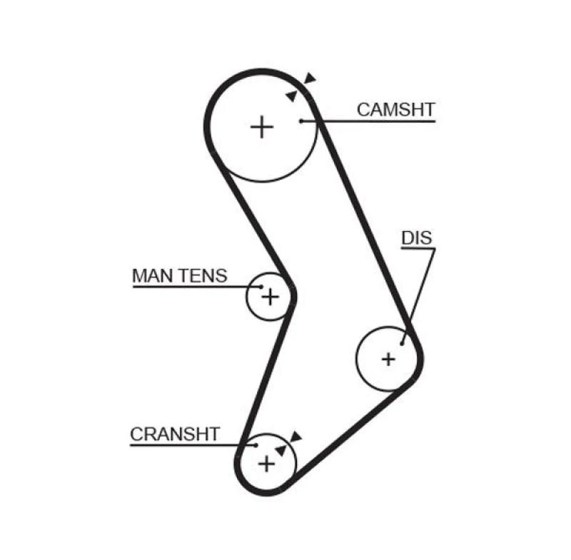 Image of GATES Timing Belt GATES 5153