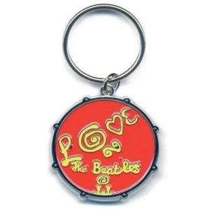 Image of The Beatles - Love Drum Keychain