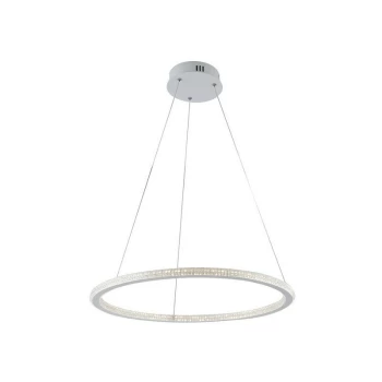 image of Fan Europe Lighting - Fan Europe BRYANT LED Ring Pendant Ceiling Light White 3265lm 3000K 60x2cm