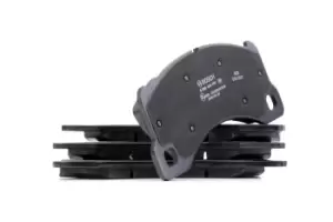 Image of Bosch Brake pad set 0 986 494 787 Brake pads,Brake pad set, disc brake PORSCHE,Cayenne (92A),PANAMERA,Macan (95B),PANAMERA (971)