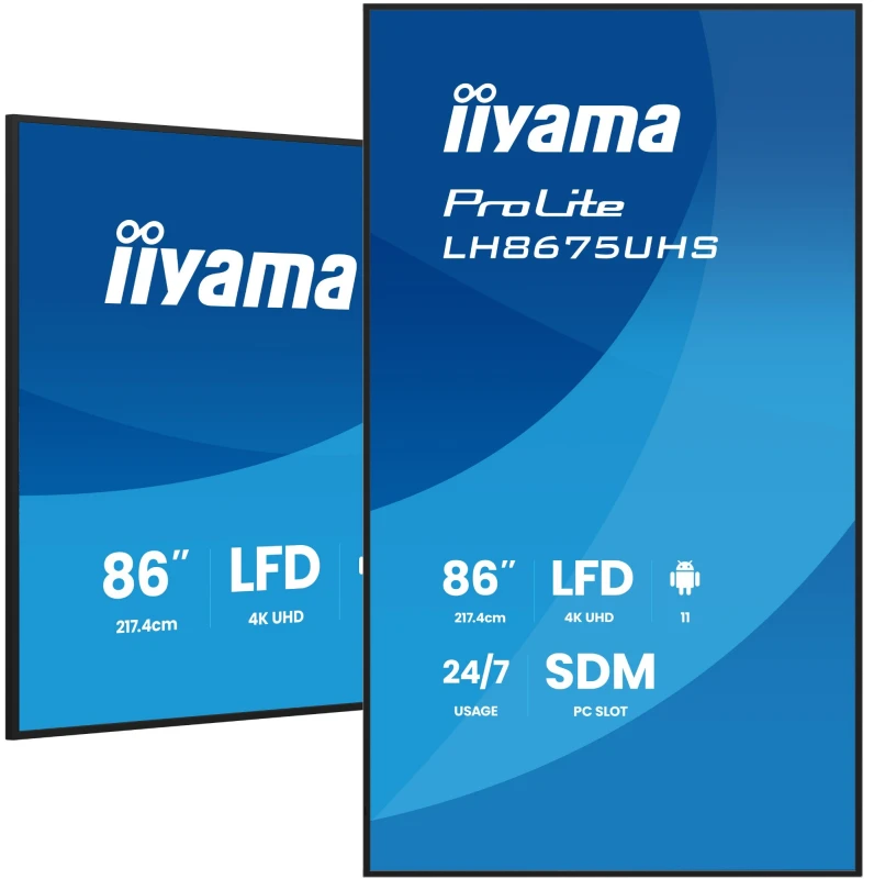 Image of iiyama LH8675UHS-B2AG Signage Display Digital signage flat panel 2.17