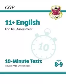 Image of 11+ GL 10-Minute Tests: English - Ages 8-9 (with Online Edition)
