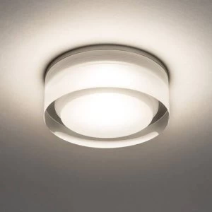 Image of LED 1 Light Bathroom Surface Mounted Downlight Clear Acrylic IP44