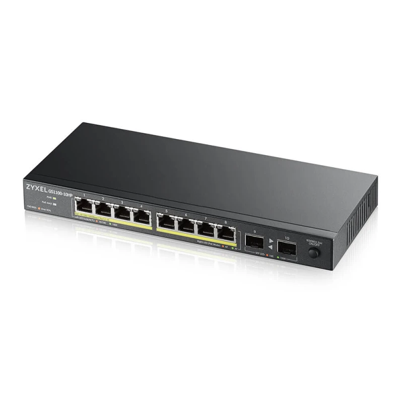 Image of GS1100-10HP V2 UNMANAGE POE 8X