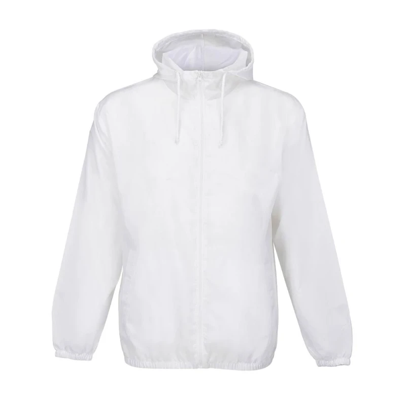 Image of SOL'S Mens Shield Windproof Jacket in White Size: XS White Male XS