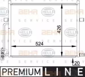 Image of Condenser Air Conditioning 8FC351038-201 by BEHR