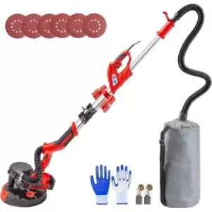 Image of VEVOR Electric Drywall Sander 750W Drywall Sander Foldable Sheetrock Sander with Telescope Handle Electric Sander Variable Speed 800-1750RPM Wall Sand