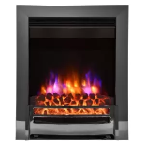 Image of Be Modern 2kW Ember 16" Electric Inset Fire - Black Nickel