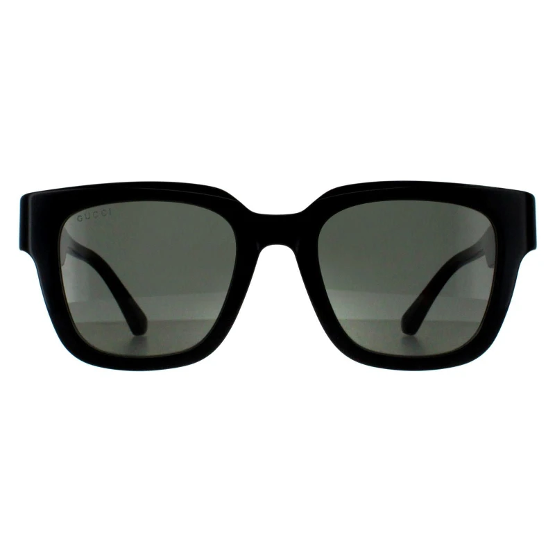 Image of Gucci Gucci Men Square Black with Havana Grey GG1670SK Black One Size Male 889652501611