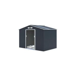 image of Royalcraft Oxford Shed Grey 9 x 6ft Garden & Outdoor