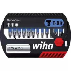 Image of Wiha 41824 Bit set 13 Piece Phillips, TORX Plus