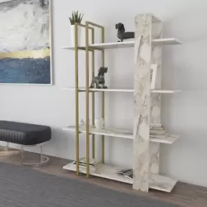 Image of Onno 4-Tier Modern Bookcase Bookshelf Shelving Unit