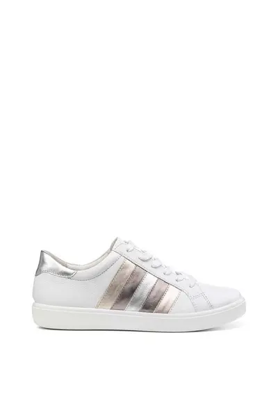 image of Hotter Wide Fit 'Switch' Deck Shoes Metallics