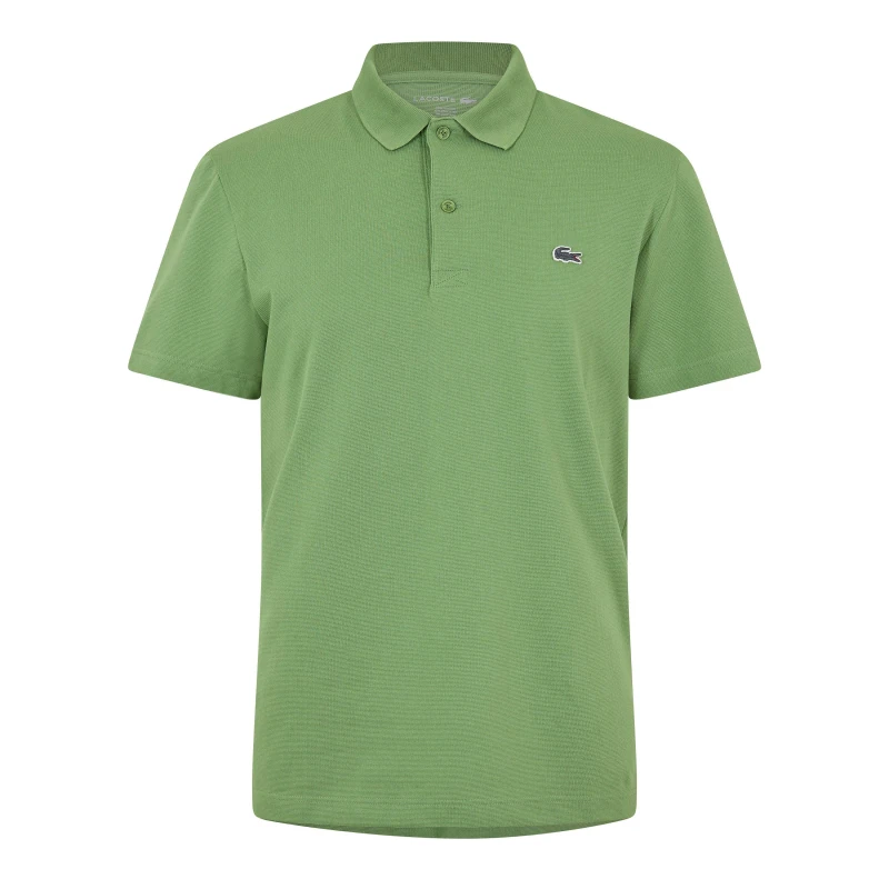 Image of Lacoste Mens Regular Fit Short Sleeve Polo Shirt Green 02M male XL