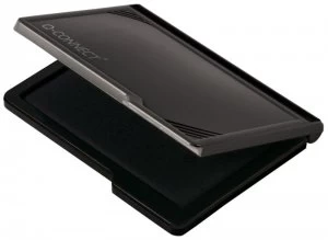 Image of Q-Connect Medium Stamp Pad Metal Case Black