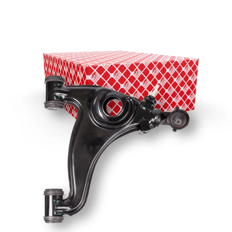 Image of FEBI BILSTEIN 14037 Suspension arm Control Arm, Sheet Steel, Lower, with ball joint, with rubber mounts Sheet Steel Track Control Arm (273)
