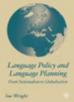 Image of Language Policy and Language Planning by S. Wright Paperback