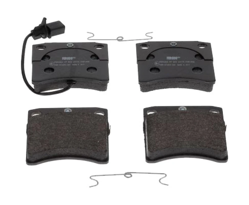 Image of FERODO FVR1492 Brake pad set incl. wear warning contact, with accessories Brake Pad Set,disc brake (402)