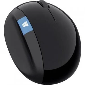 image of Microsoft Sculp Ergonomic WiFi mouse IR Ergonomic Black