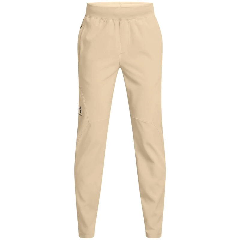 Image of Under Armour Unstoppable Tapered Bottoms Juniors Brown male 11 - 12 Years (L)