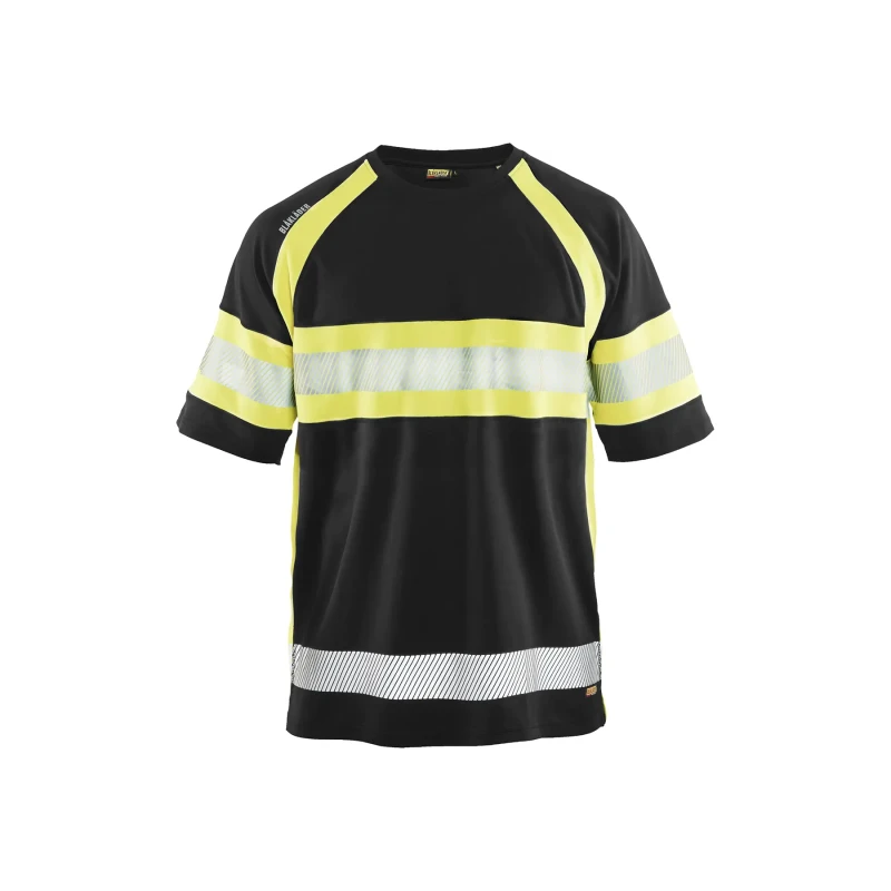 Image of Blaklader High-visibility anti-uv T-Shirt Blaklader Noir Male 2XL