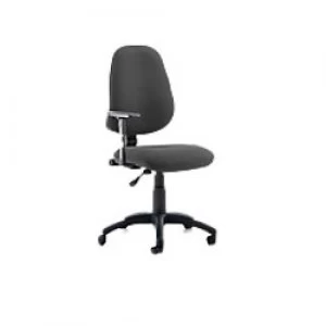 Image of Task Office Chair Eclipse I Lever Charcoal Fabric With Height Adjustable Arms
