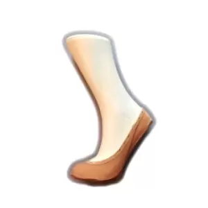 Image of Silky Womens/Ladies Cushion Sole Footsies (1 Pair) (One Size (UK Shoe 3-8)) (Natural)
