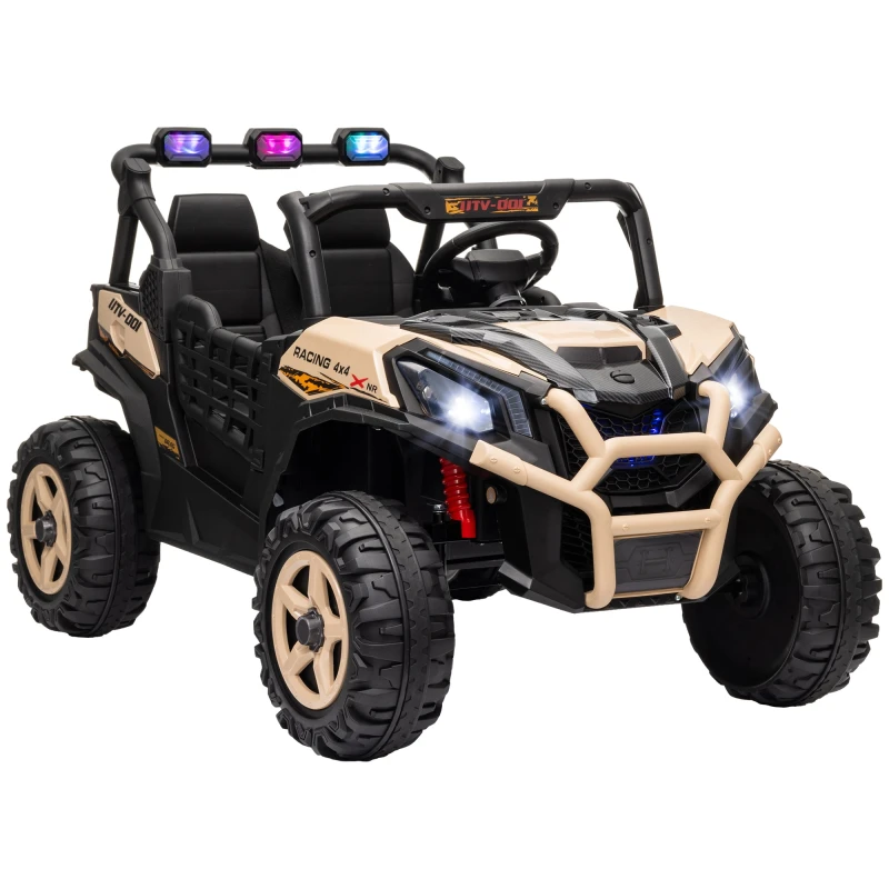Image of AIYAPLAY 2 Seater 24V Kids Electric Car w/ Remote Control in Black Size: 1 Pack Black Unisex 1 Pack