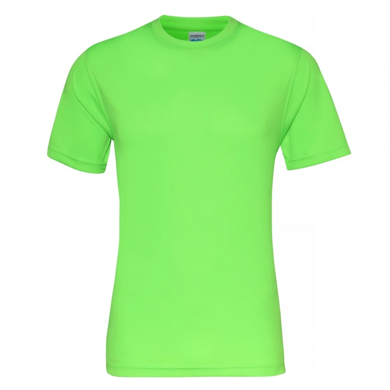 Image of AWDis AWDis Men Just Cool Smooth Short Sleeve T-Shirt in Bright Green Size: X-Small Bright Green XS Male 5057819003734