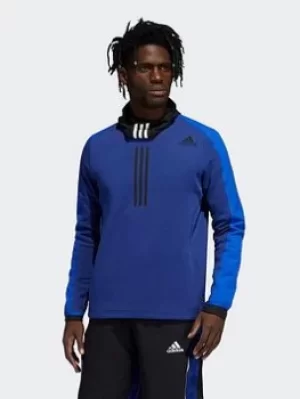 image of adidas Cold.rdy Training Crew Sweatshirt, Black Size M Men