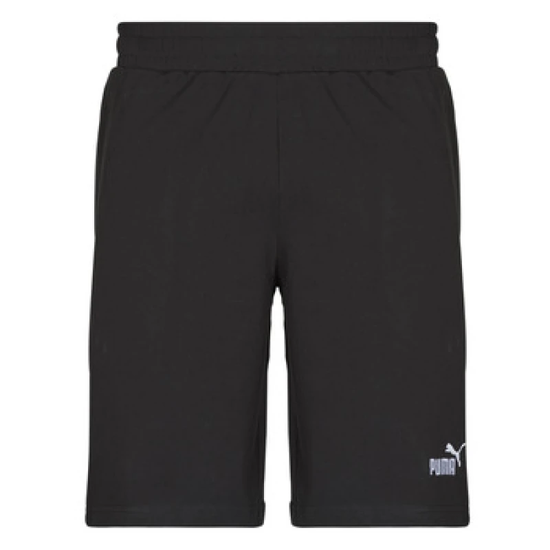 Image of Puma Essential Cotton Shorts Small Logo Black Cotton L