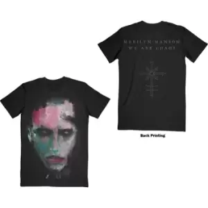 Image of Marilyn Manson - We Are Chaos Unisex XX-Large T-Shirt - Black