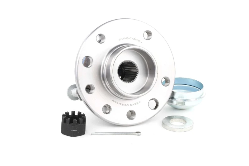 Image of STARK SKWB-0180024 Wheel bearing kit Front axle both sides, with integrated magnetic sensor ring Wheel Bearing Kit (654)